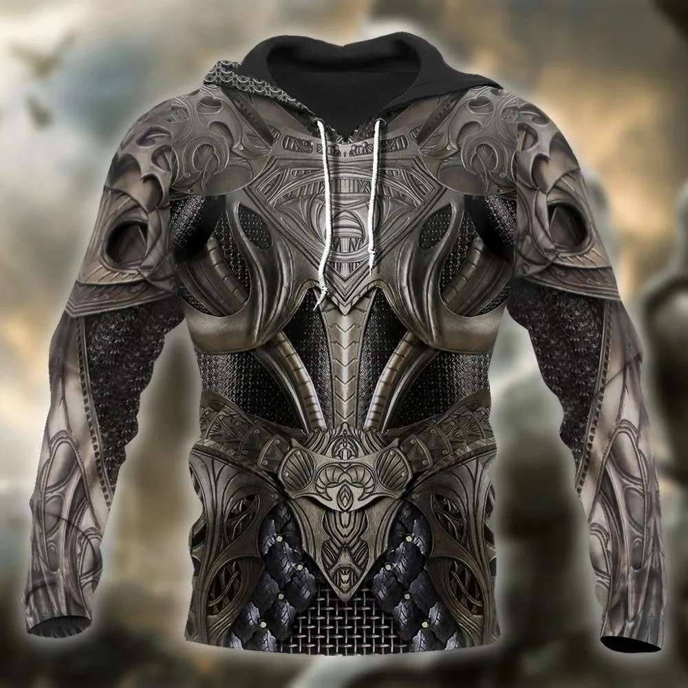 3D Printed Knight Medieval Armor hoodies