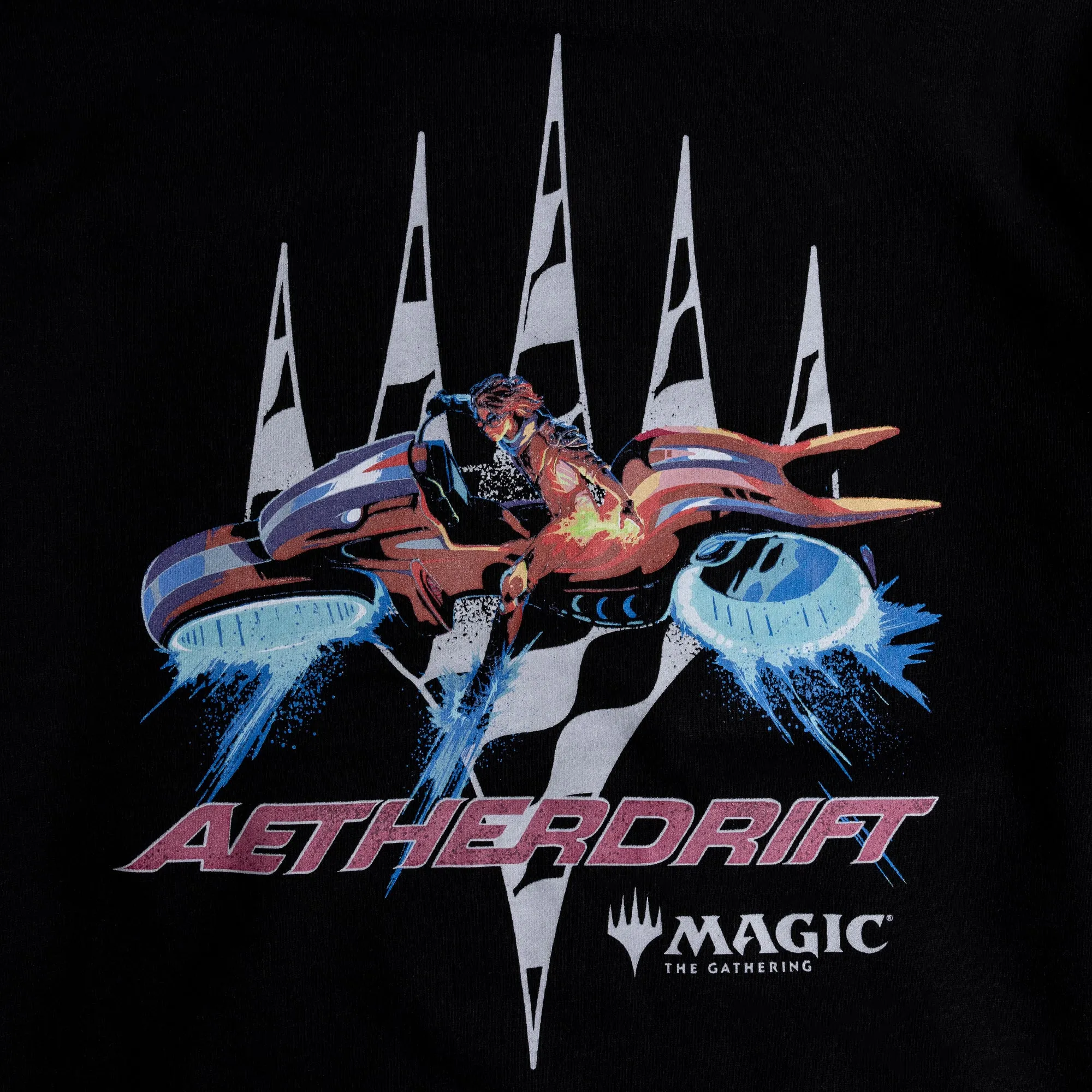 Aetherdrift Black Hoodie