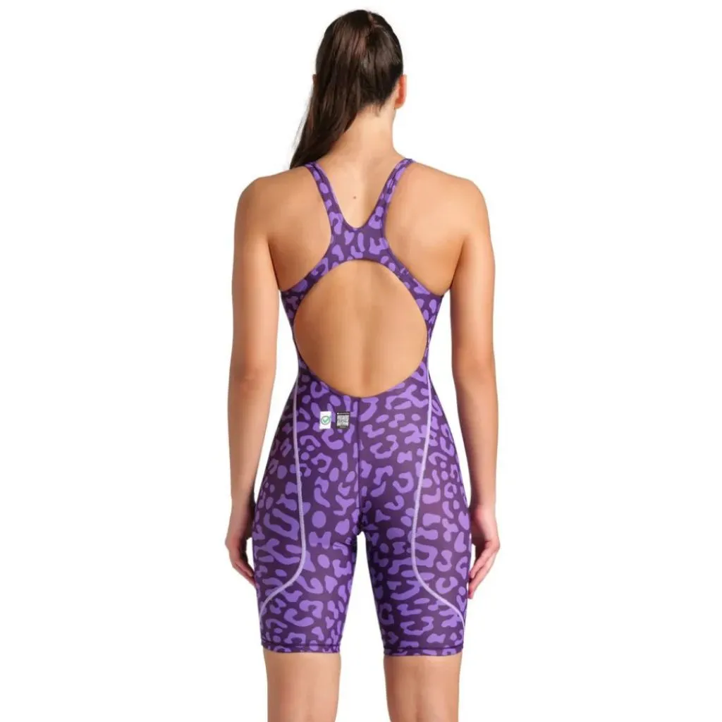 Arena ST Next Open Back Leopard Skin Violet