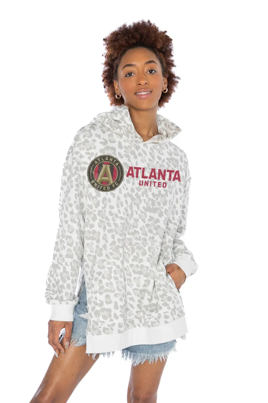 ATLANTA UNITED FC TOUCHLINE OVERSIZED SIDE-SLIT HOODED PULLOVER