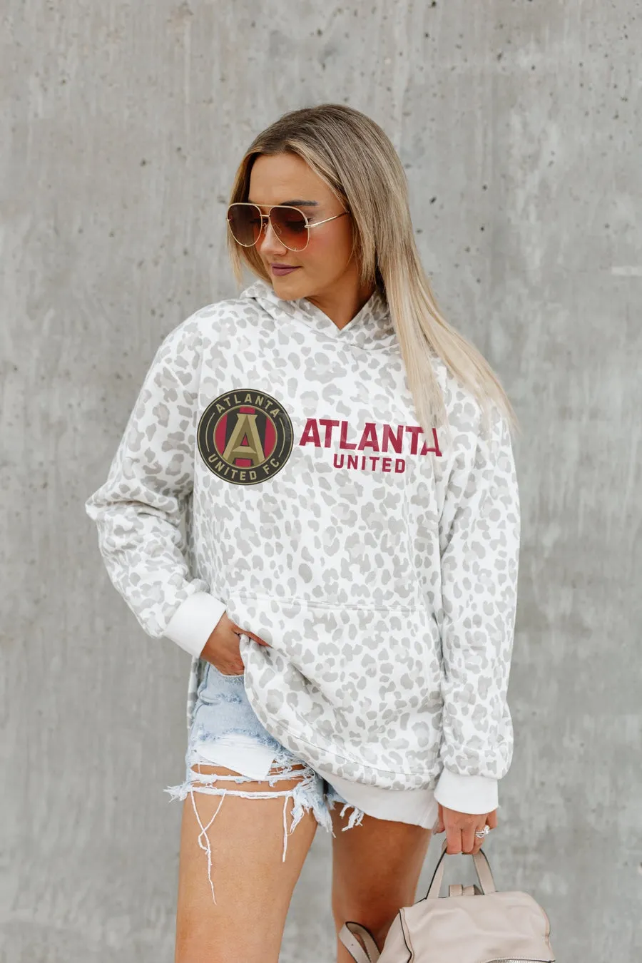 ATLANTA UNITED FC TOUCHLINE OVERSIZED SIDE-SLIT HOODED PULLOVER