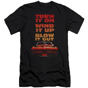 Blow It Out Gto Adult Slim Fit Slim Fit T-shirt