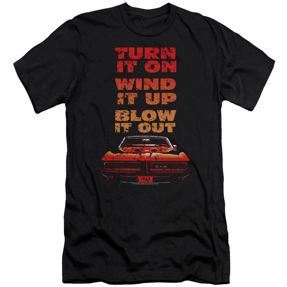 Blow It Out Gto Adult Slim Fit Slim Fit T-shirt