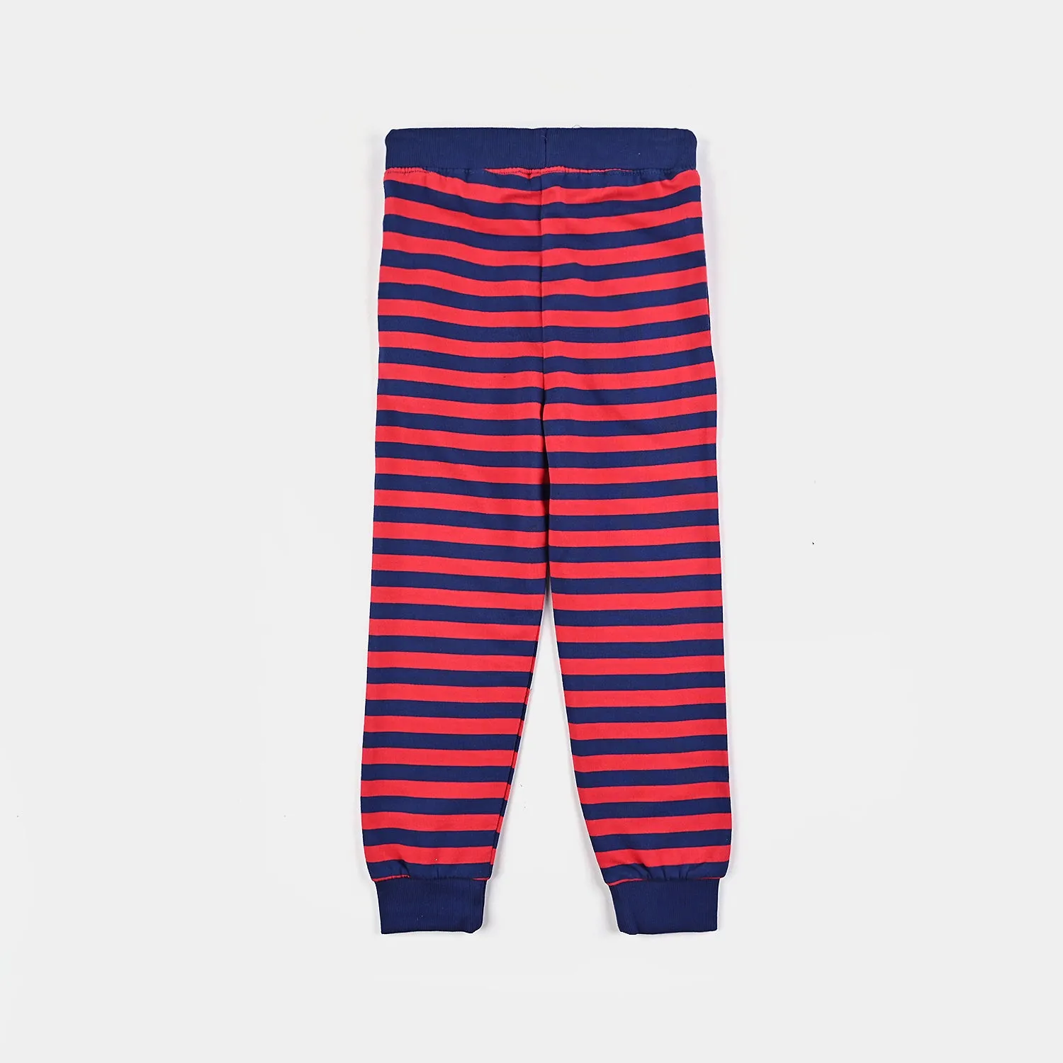 Boys Cotton Terry 2 Piece Suit Transformer-Navy Red