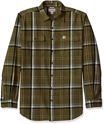 Carhartt 102815 Men's Big & Tall Hubbard Plaid Shirt