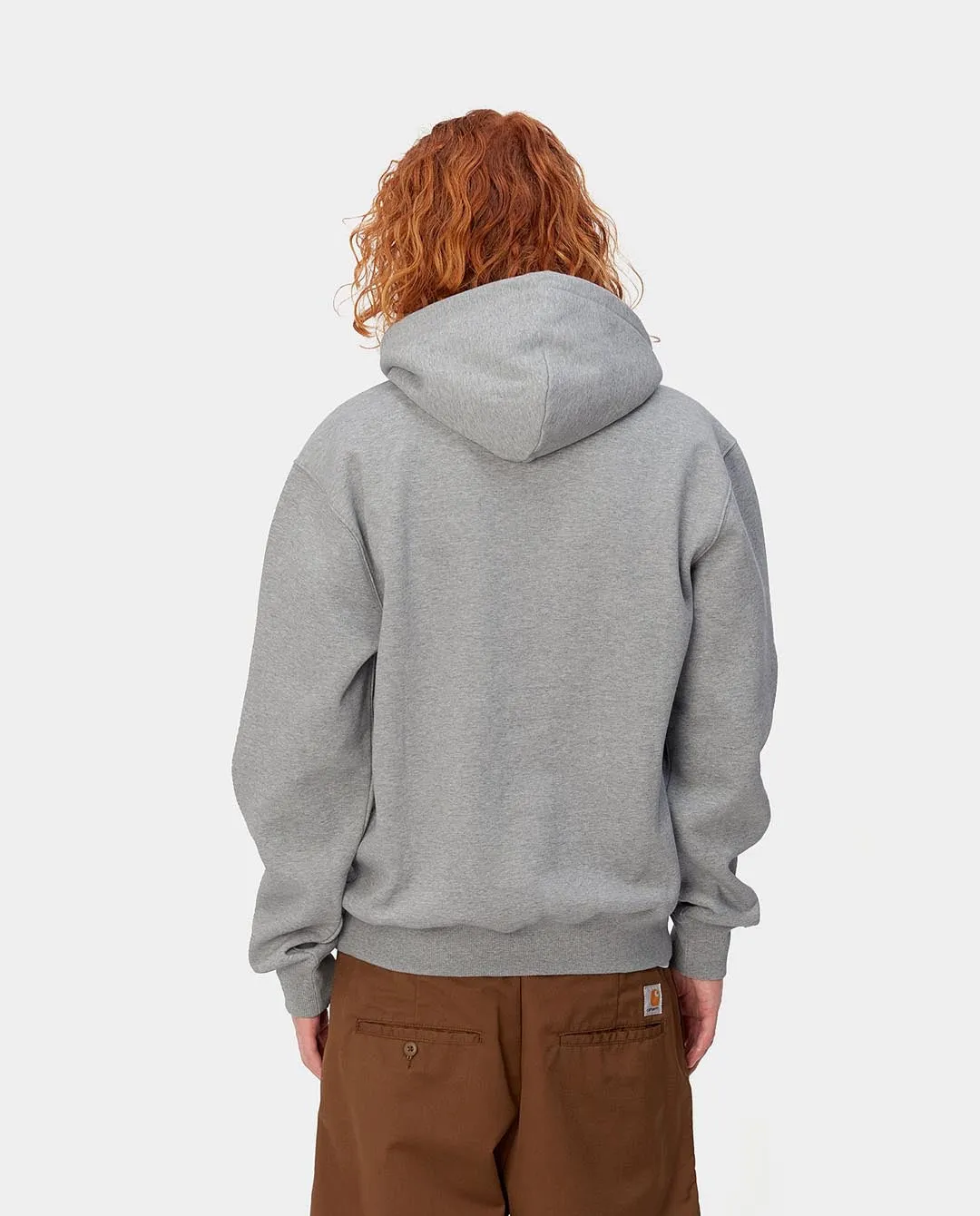 Carhartt WIP - Hooded Carhartt Sweat - Grey/Chervil