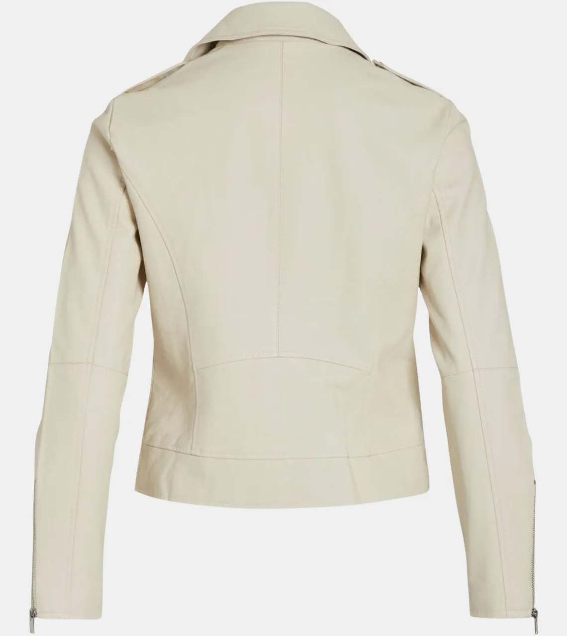 Charlene Women's Birch White Leather Jacket