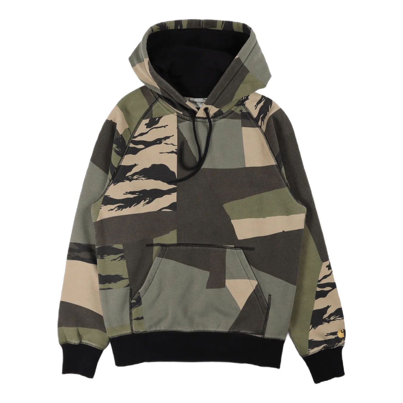 Hooded Chase Sweat Camo Mend / Gold