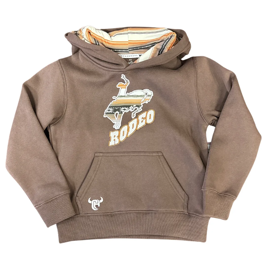 Kids Rodeo Bronc Sweatshirt Serape / Dark Chocolate