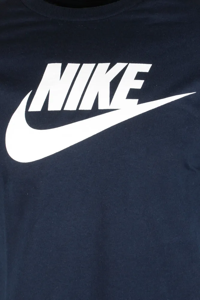 Nike Men's Athletic Wear Short Sleeve Logo Swoosh Printed Gym Active T-Shirt