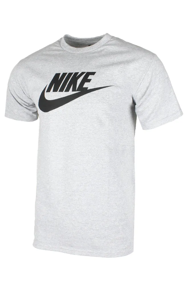 Nike Men's Athletic Wear Short Sleeve Logo Swoosh Printed Gym Active T-Shirt