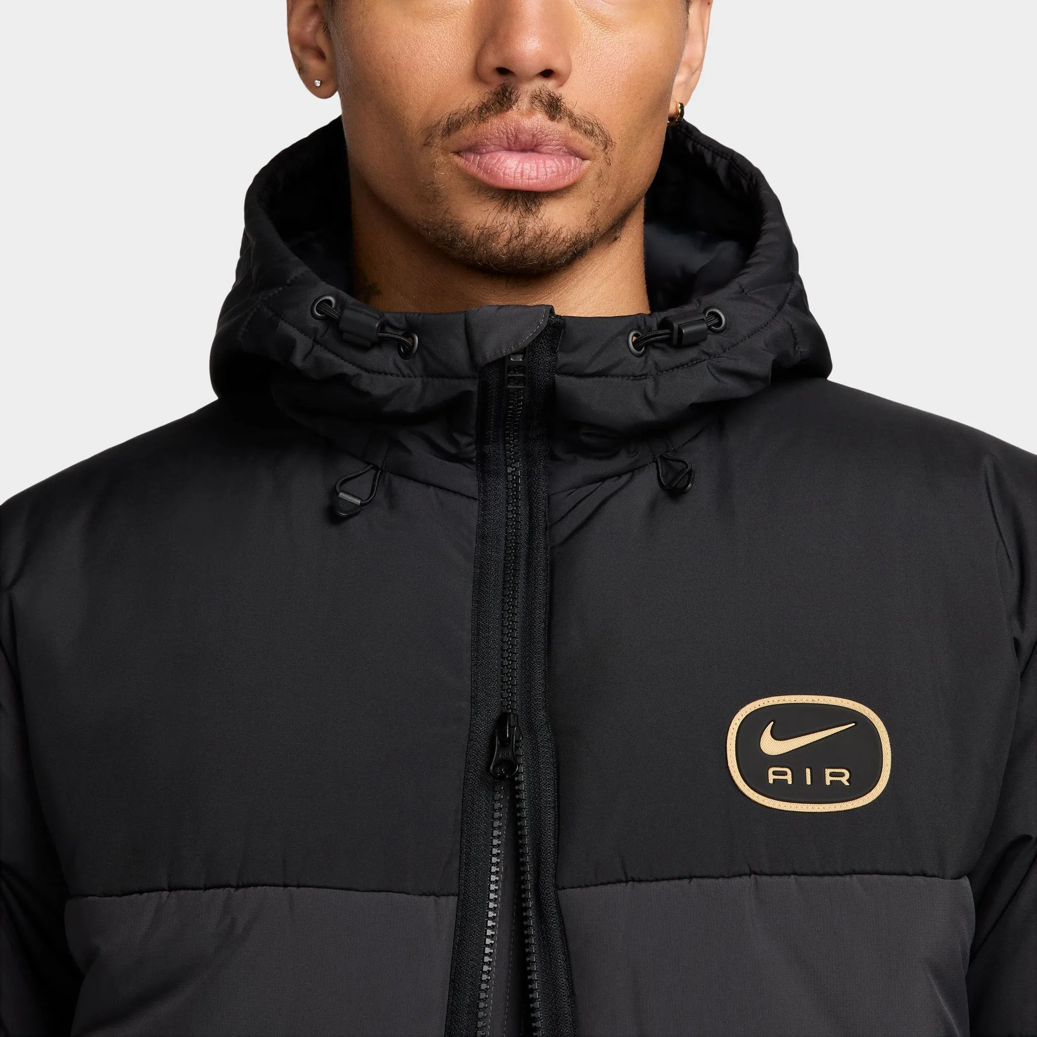 Nike Sportswear SW Air Synthetic Fill Jacket Black / Anthracite - Metallic Gold