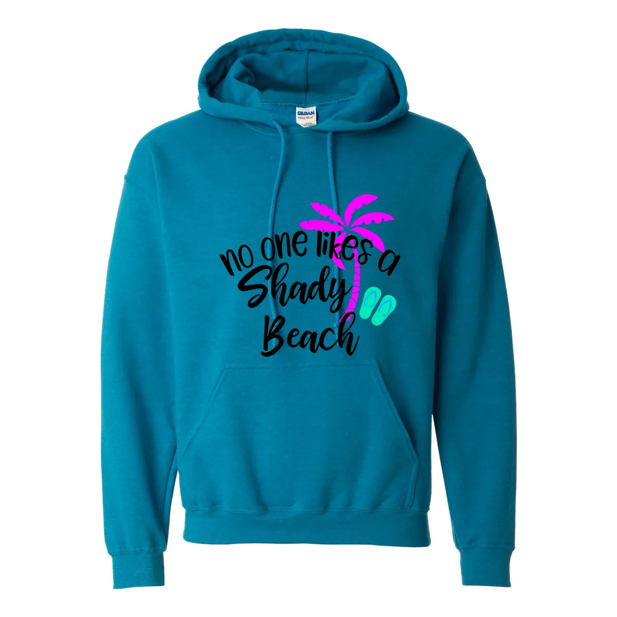 No One Likes a Shady Beach Pull Over Front Pocket Hoodies