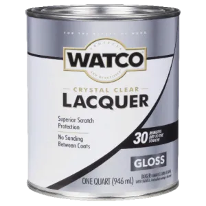 QT Lacquer Clear Wood Finish - Gloss