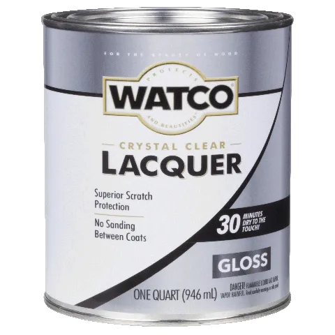 QT Lacquer Clear Wood Finish - Gloss