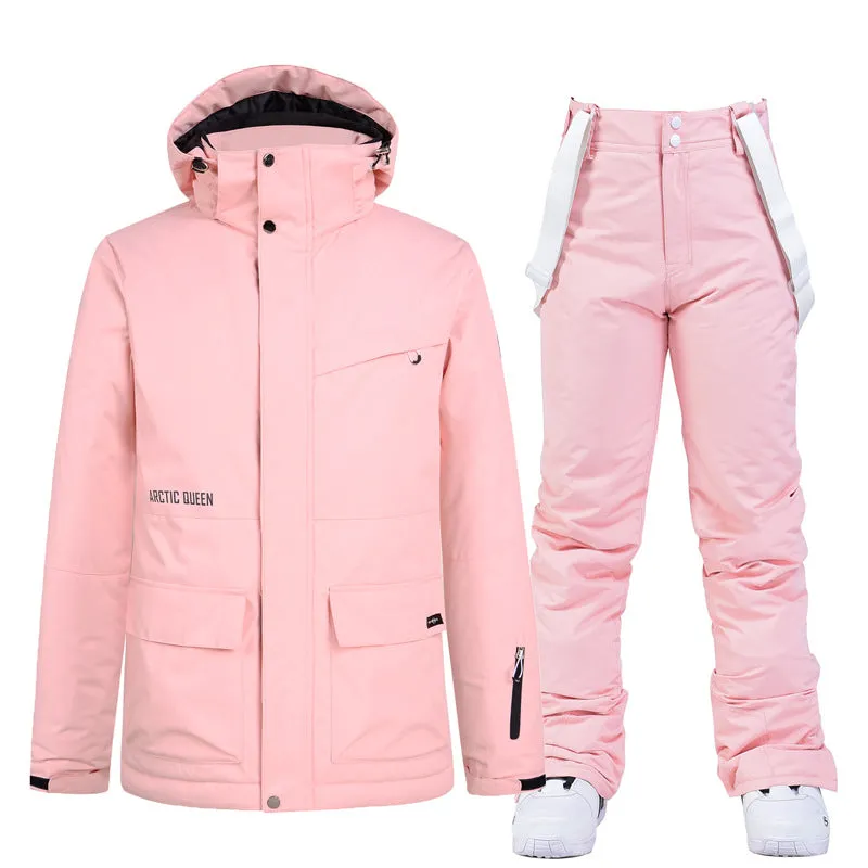 Ski Jacket And Pants Set Windproof And Warm  Ski Suits