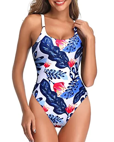 Stylish Sexy Swimwear Slimming Crisscross Lace Up One Piece Swimsuit for Women