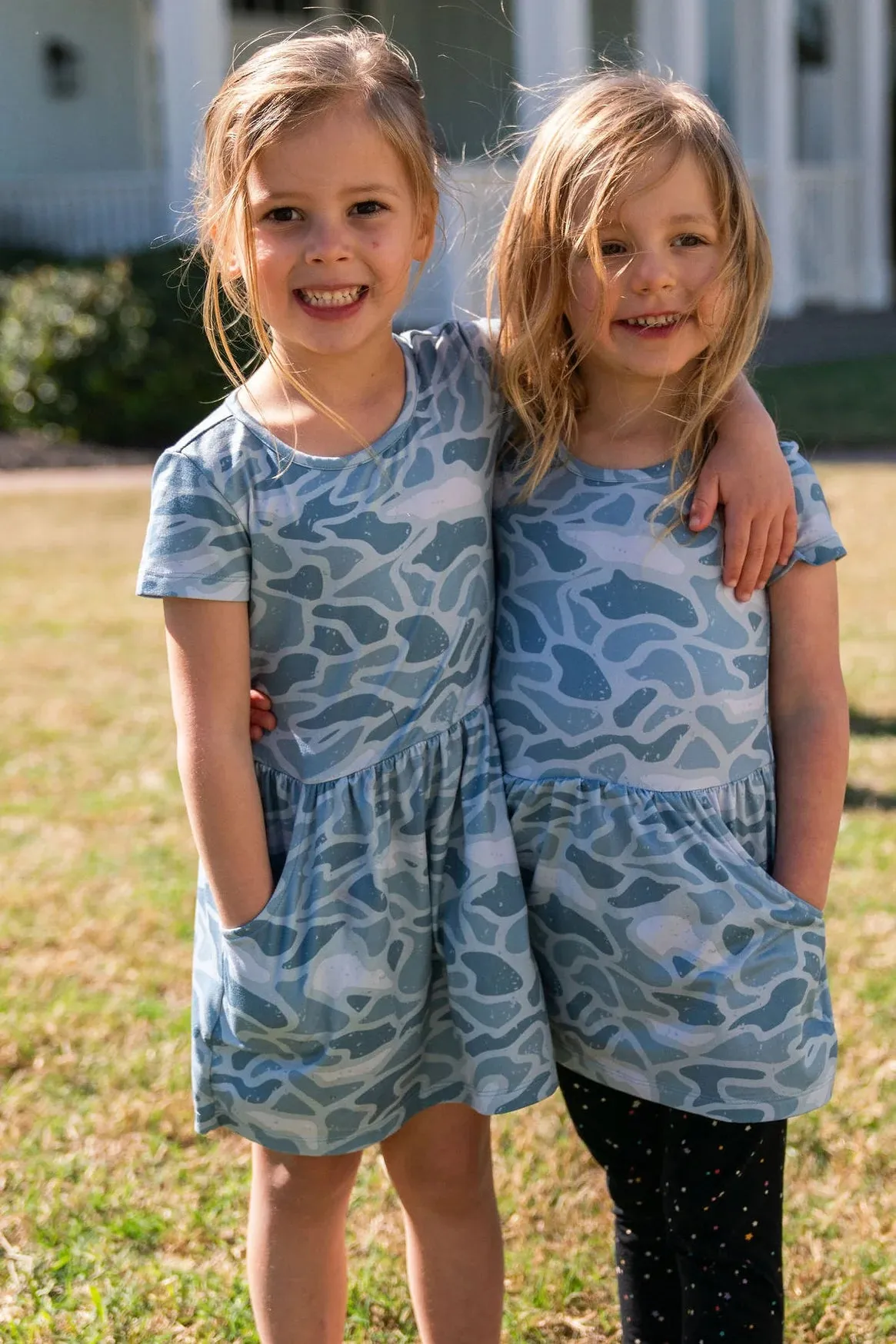 Youth Girls Dress - Classic Deer Camo